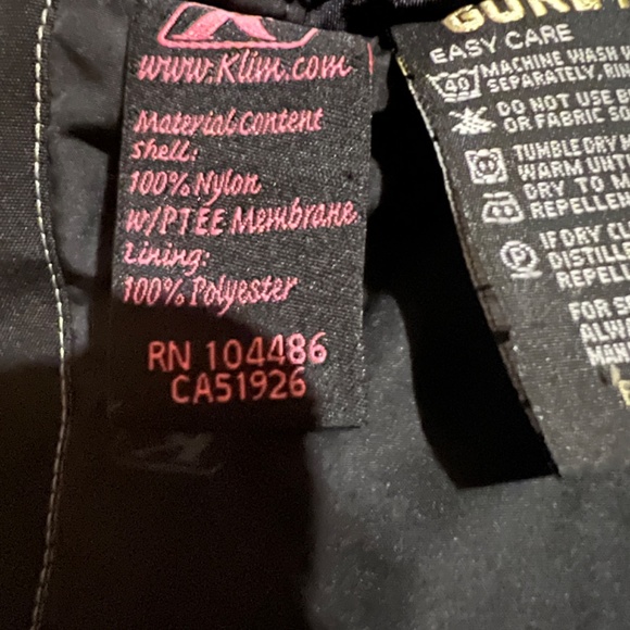 KLIM Womens’s Md Pink Ribbon Rider edition parka - Picture 3 of 6